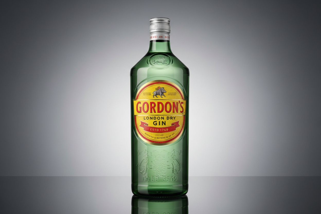 faca um Gordon’s Gin altamente realista
